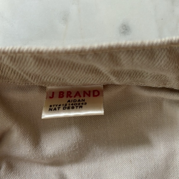 J Brand Aidan Slouchy Straight Boyfriend Jean Natural Size 27 - Picture 12 of 16